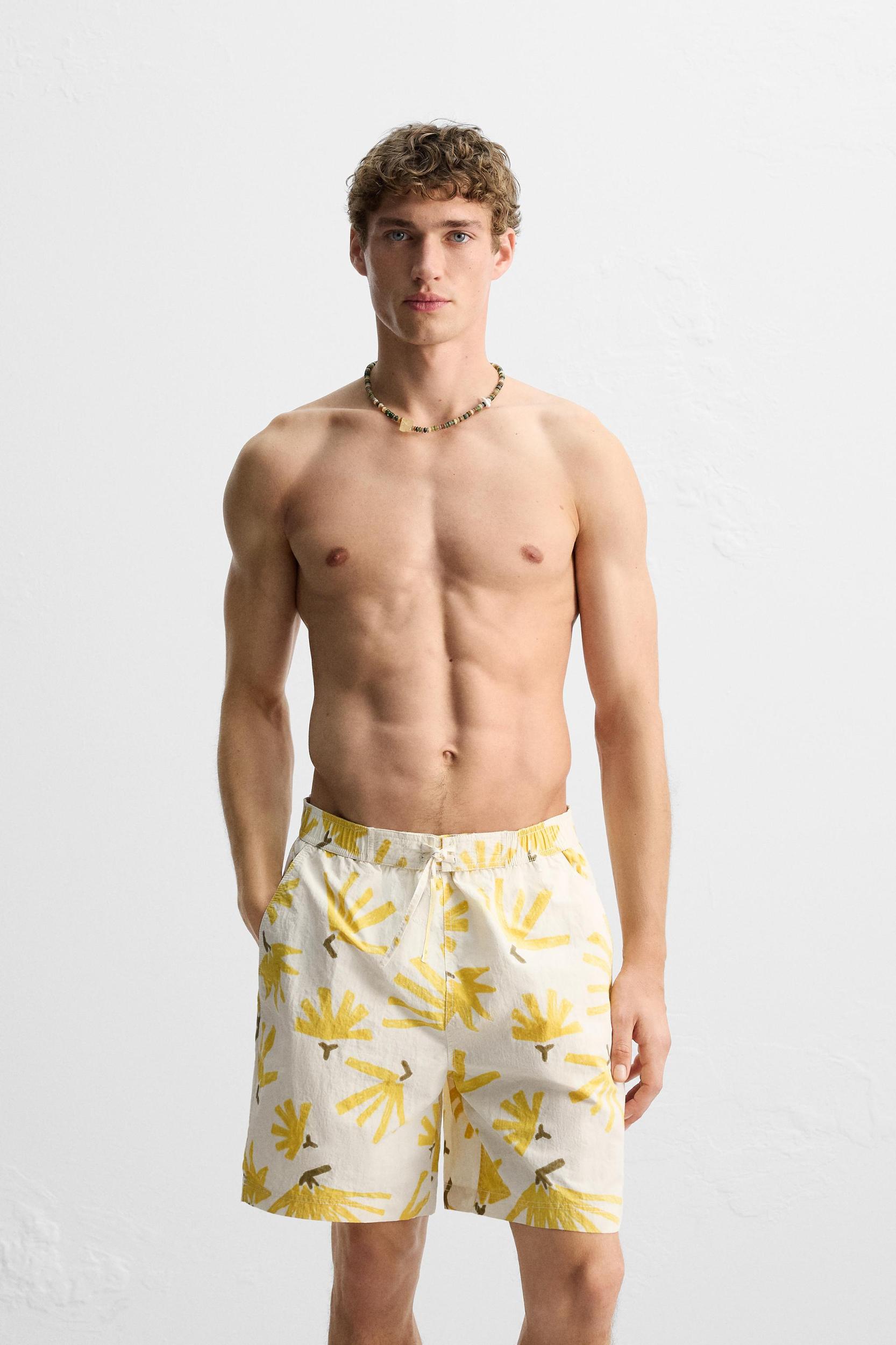 FLORAL PRINT LONG SWIMSUIT Product Image