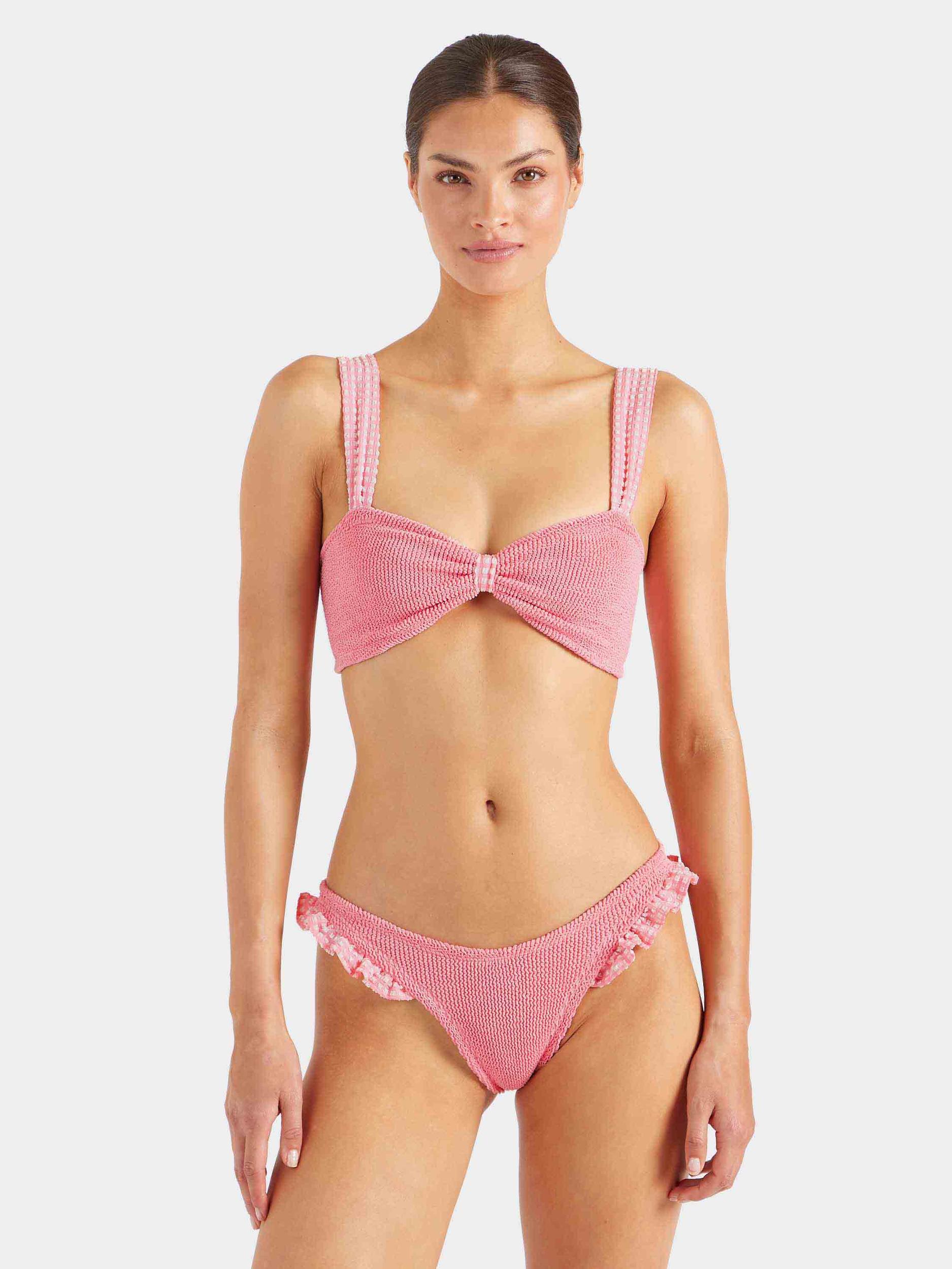 Loretta Bikini - Milkshake Gingham Product Image