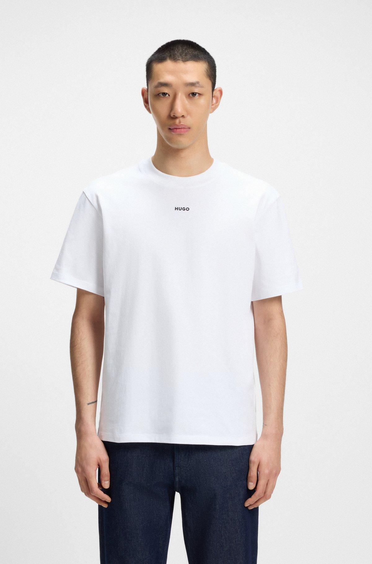 Relaxed-fit T-shirt in cotton with logo print Product Image