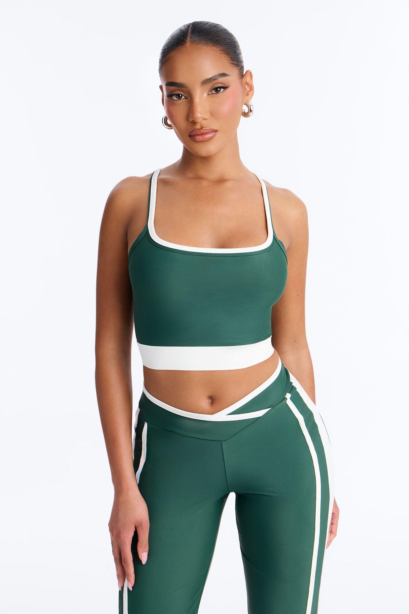 Workout Babe Flare Legging Set - Hunter Female Product Image