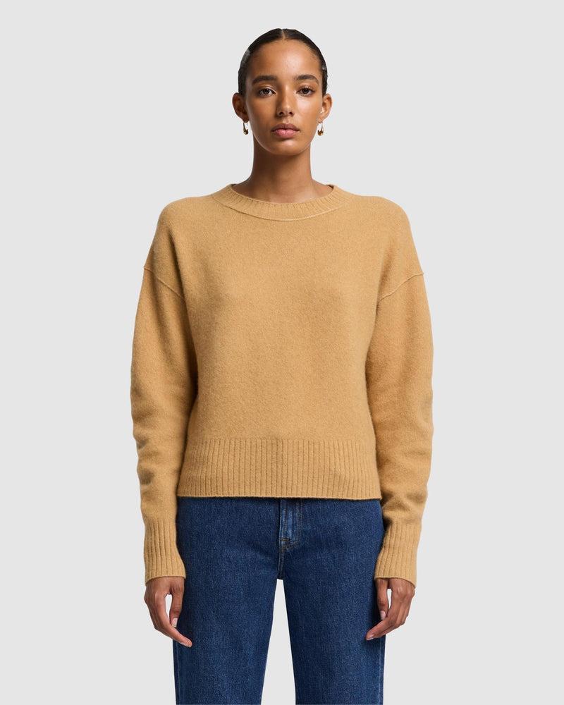 Cashmere Blend Crewneck Sweater Product Image