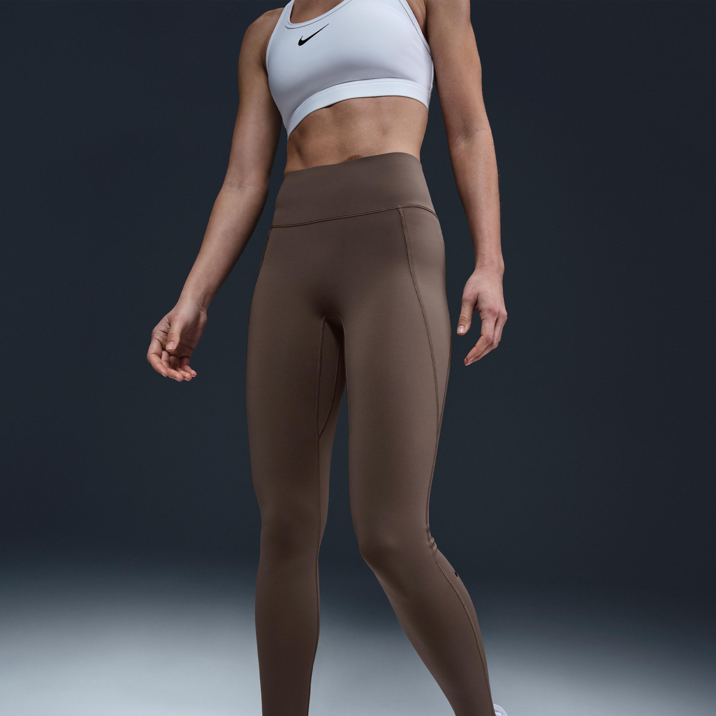 Nike Women's Universa High-Waisted Full-Length Leggings with No Front Seam Product Image