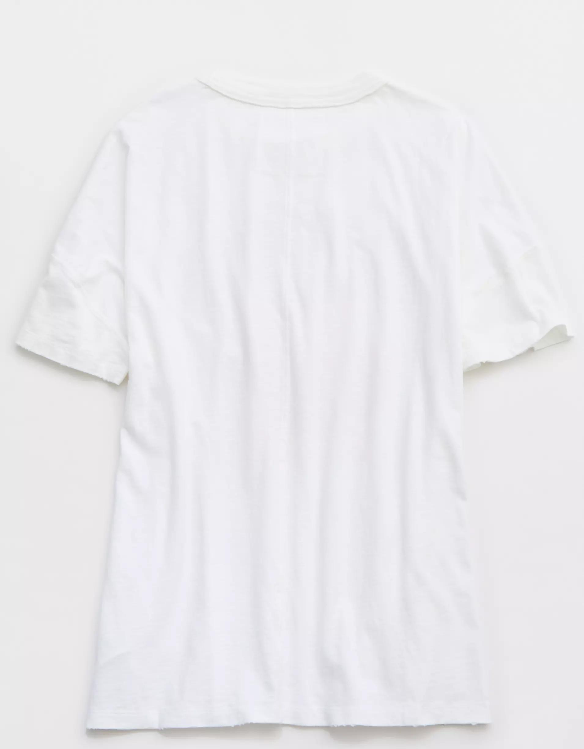 Aerie Oversized Crew Boyfriend T-Shirt Product Image