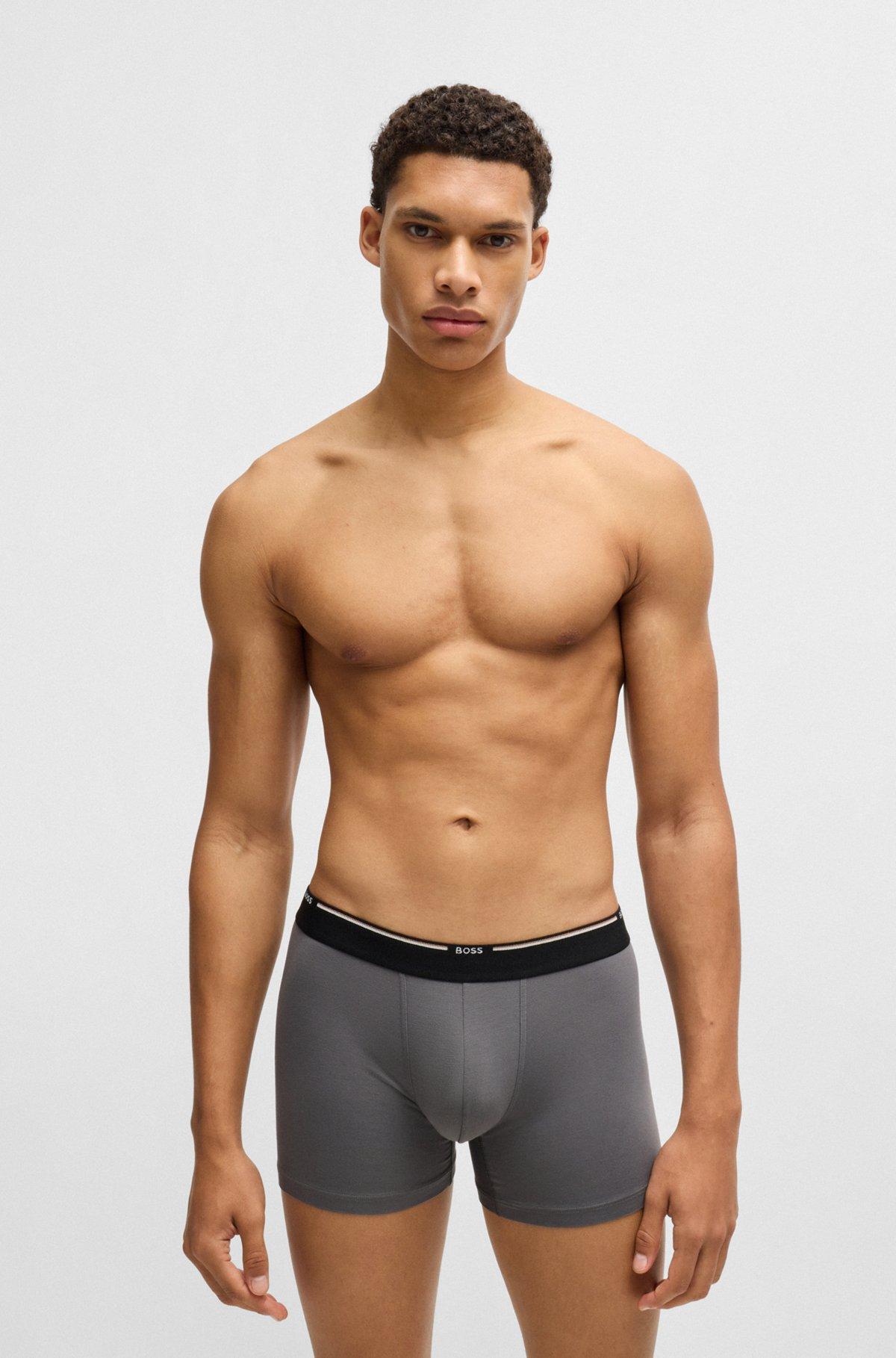 Three-pack of boxer briefs in a bamboo blend Product Image