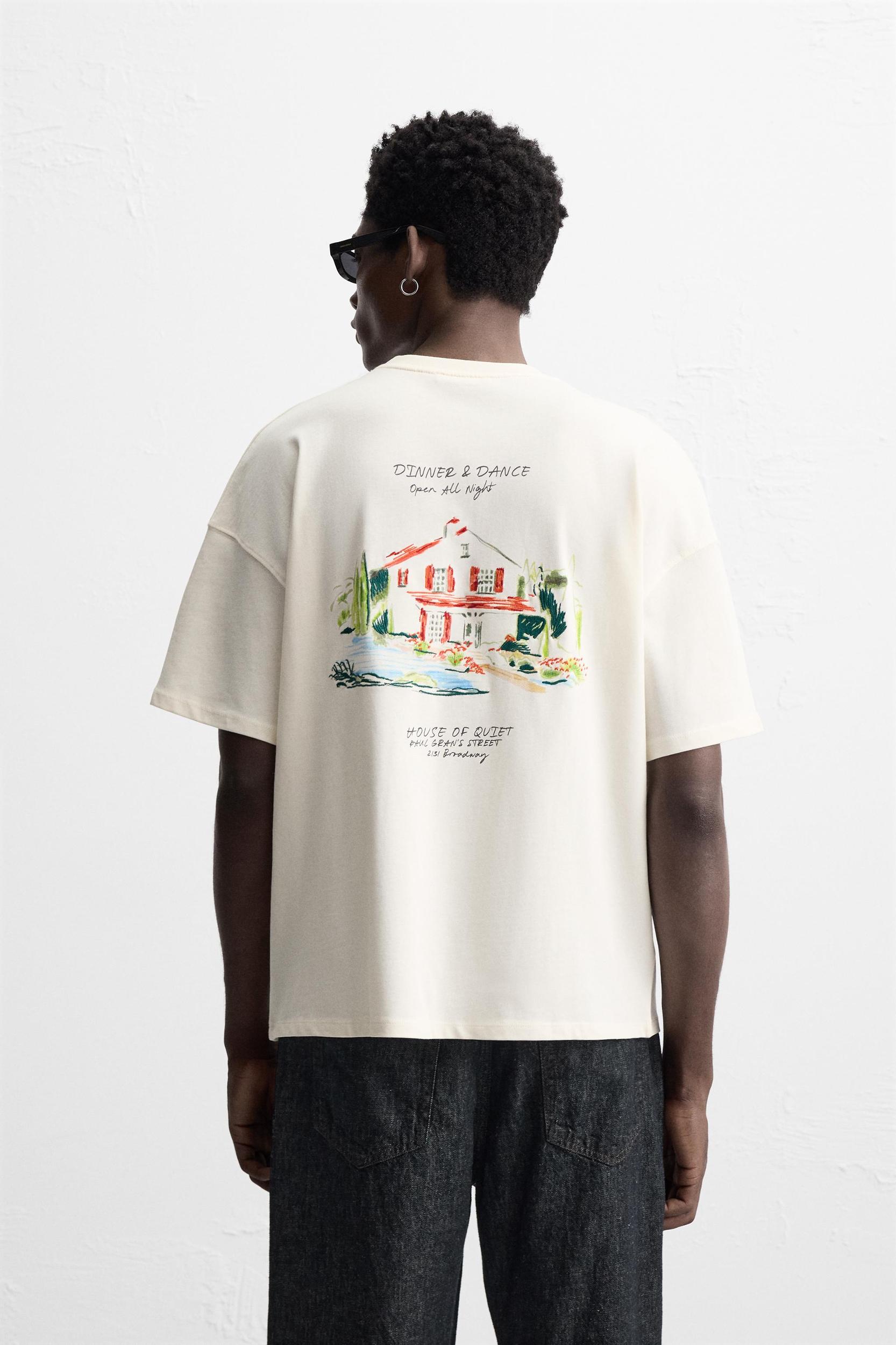 HEAVY WEIGHT COMBINED PRINT T-SHIRT Product Image