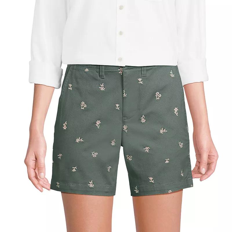 Women's Lands End Classic 7-in. Chino Shorts,  Product Image