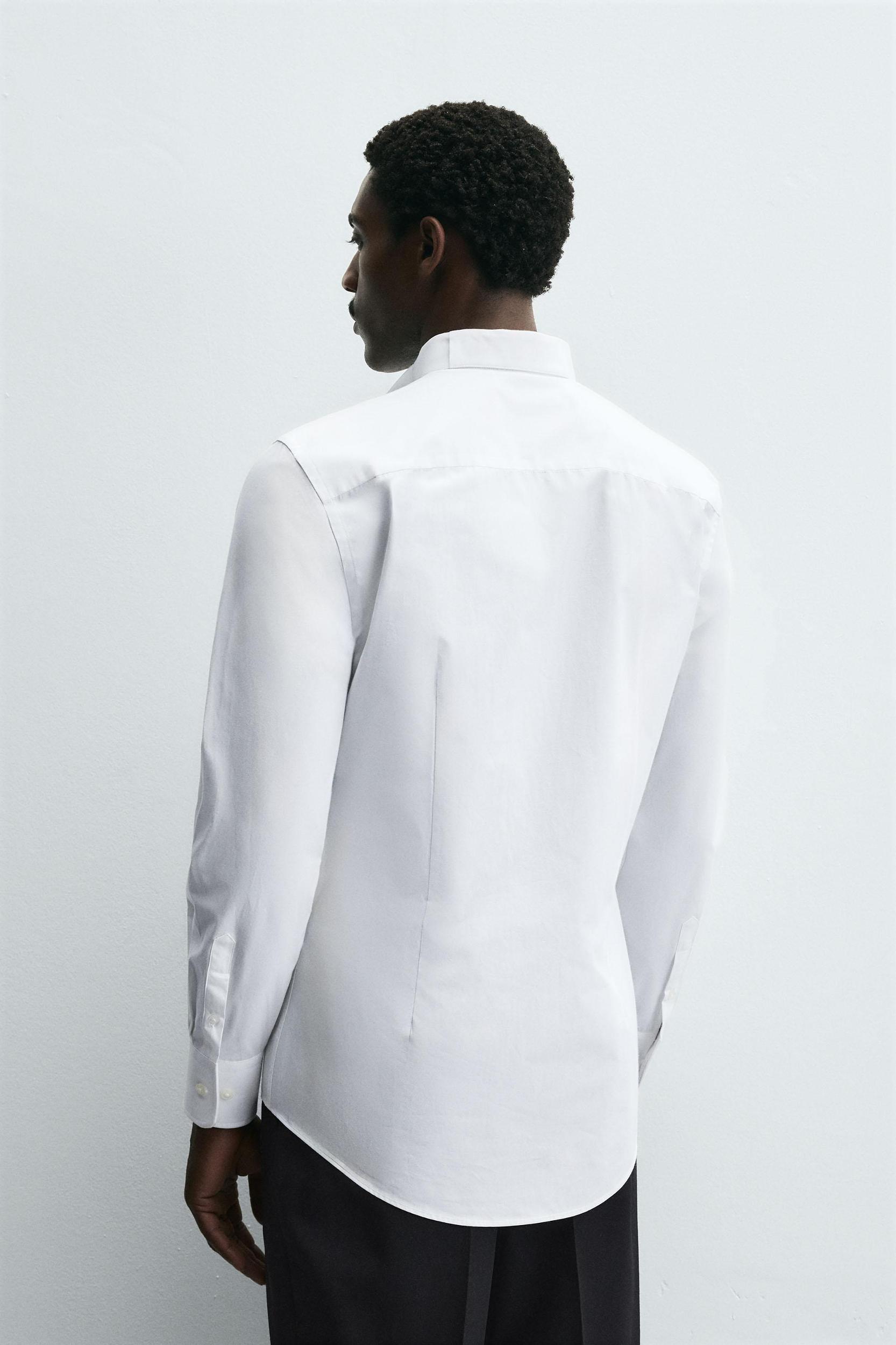 TUXEDO COLLAR SHIRT Product Image