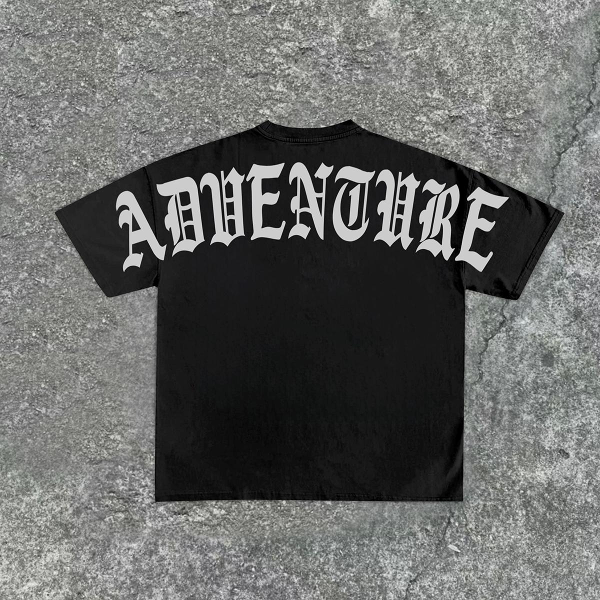 Sopula Retro Dorberm Short Sleeve Cotton T-Shirt Product Image