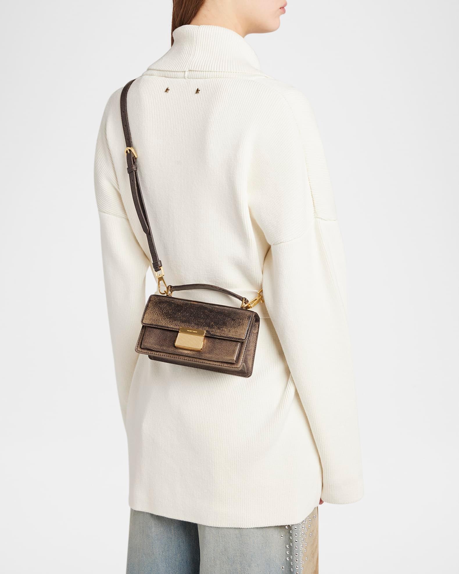 Venezia Small Treated Leather Crossbody Bag Product Image