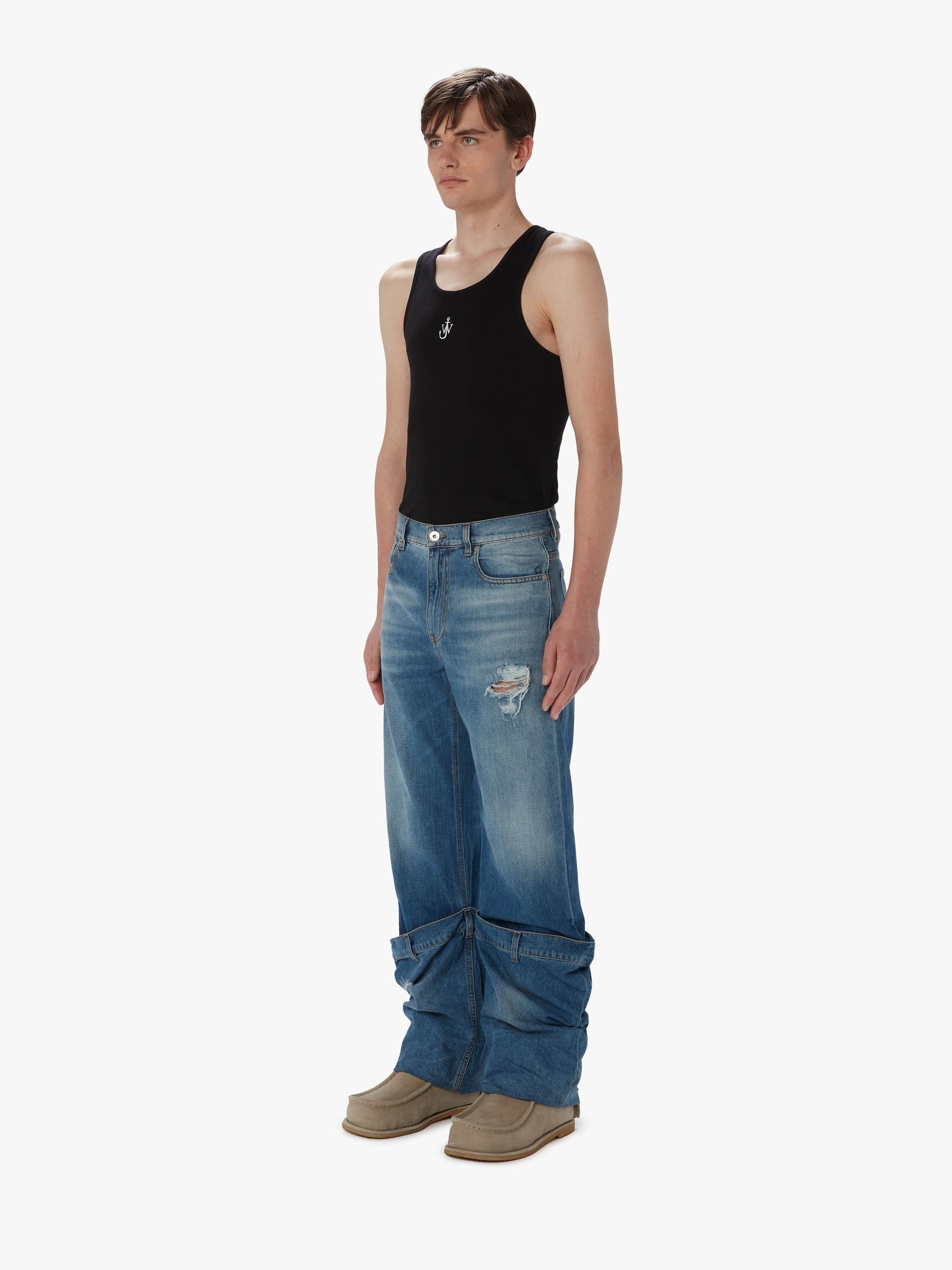 BUCKET DENIM JEANS Product Image
