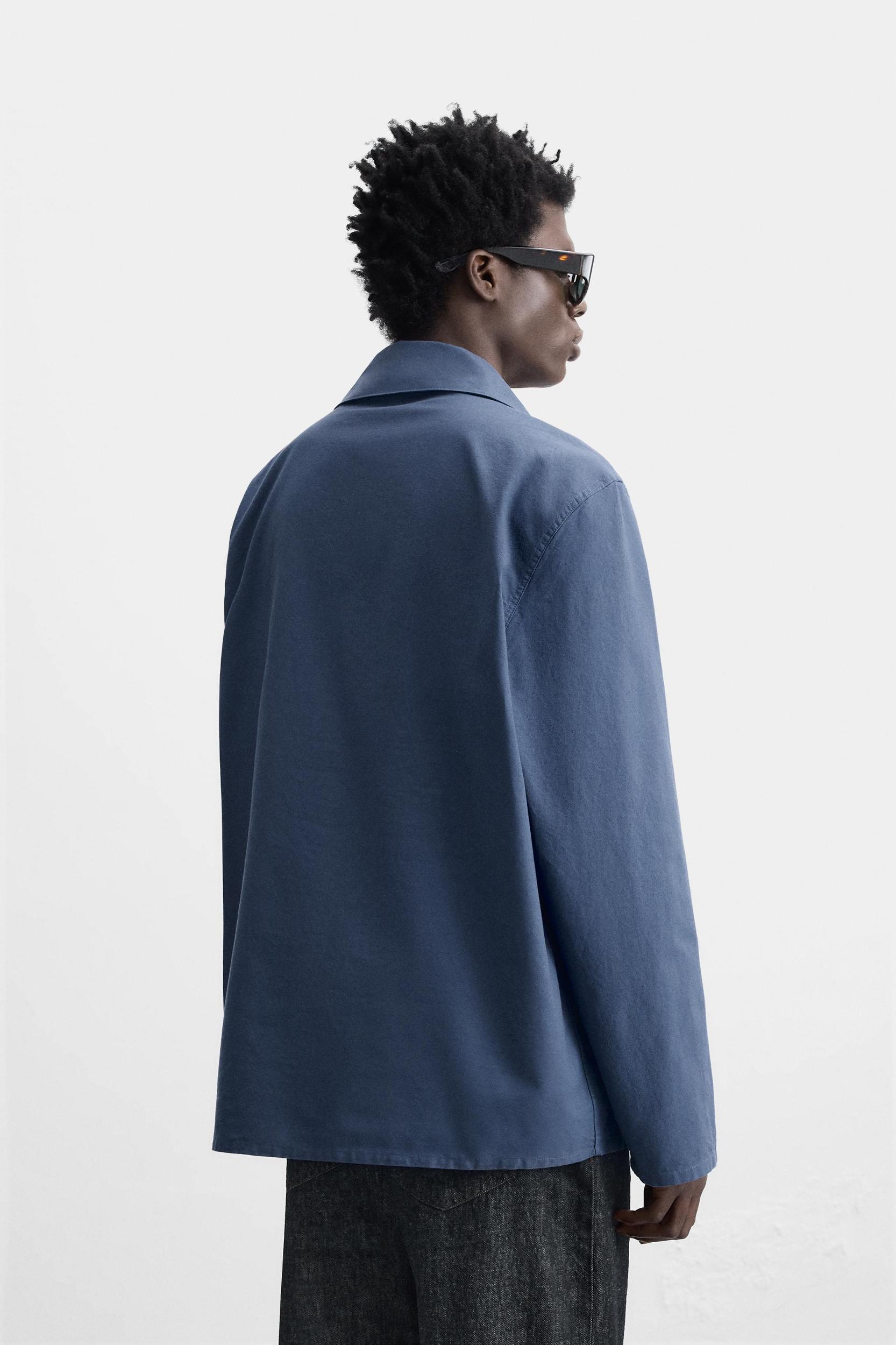 WASHED SMOCK OVERSHIRT Product Image