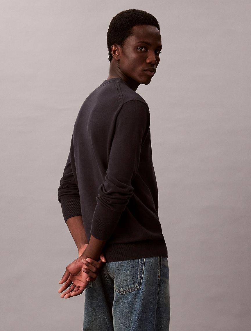 Smooth Cotton Sweater Product Image