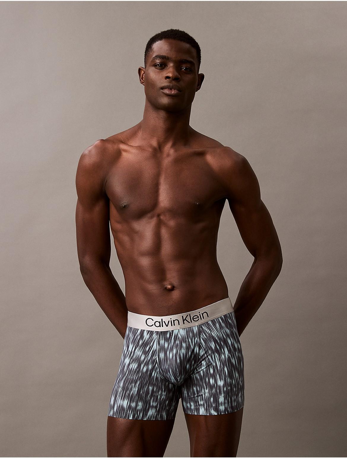 Calvin Klein Mens Brushed Microfiber Stretch Boxer Brief - Grey Product Image