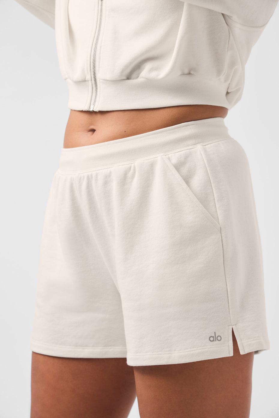 Low Key Sweat Short - Ivory Female Product Image