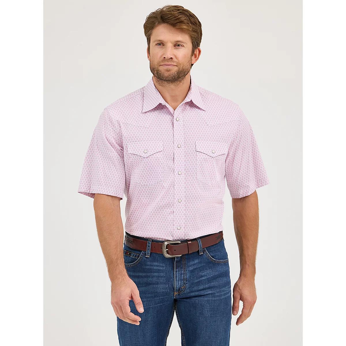 Men's 20X® Competition Advanced Comfort Short Sleeve Western Snap Shirt | Men's SHIRTS | Wrangler® Product Image