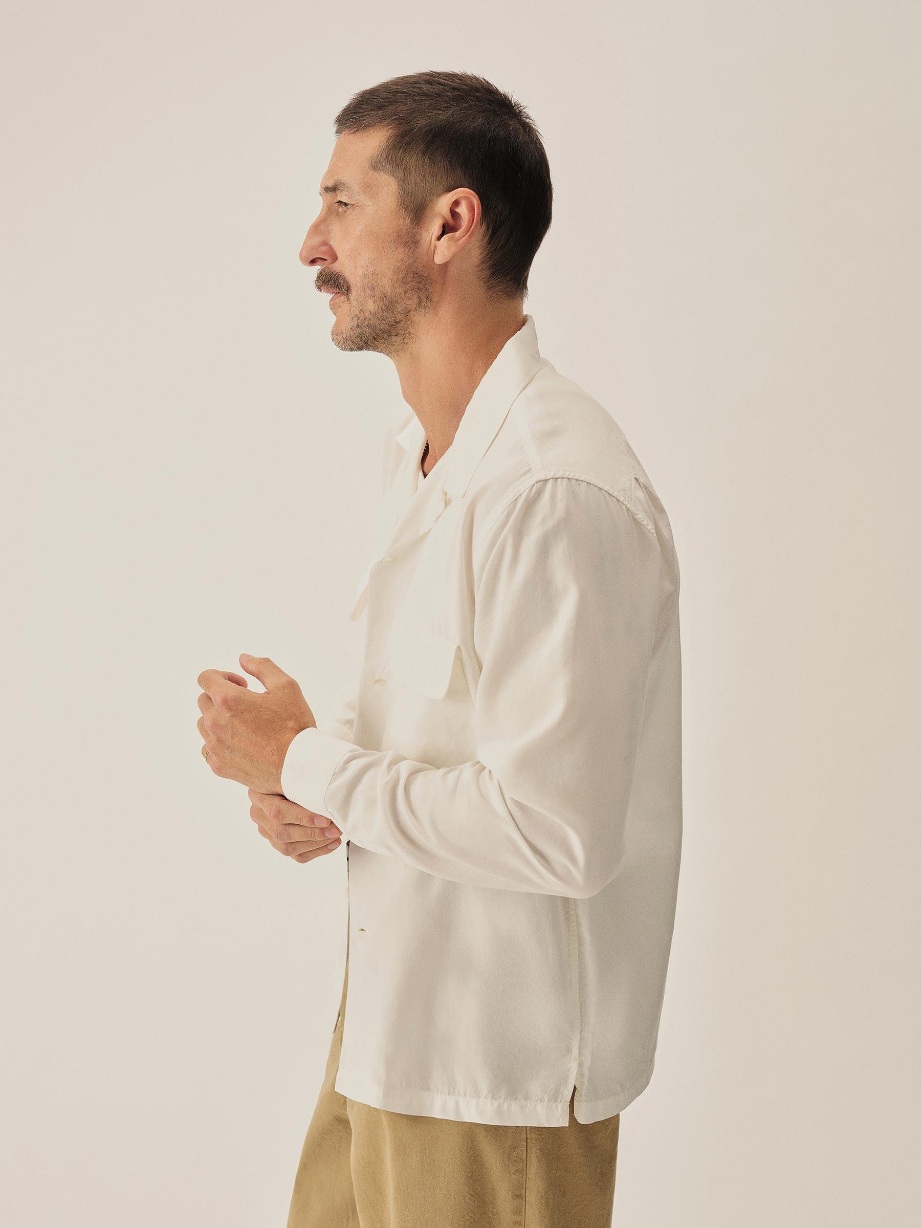 White Casita Camp Shirt Product Image