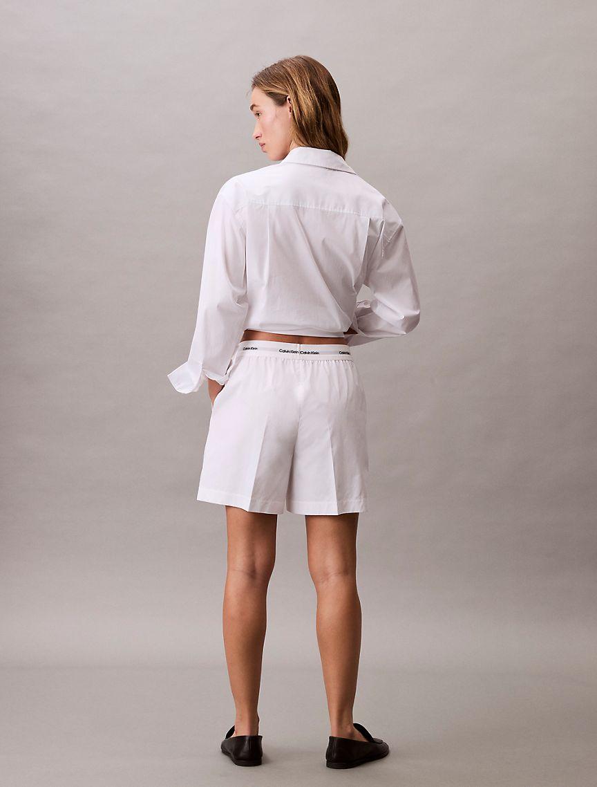 Logo Waistband Cotton Shorts  Product Image