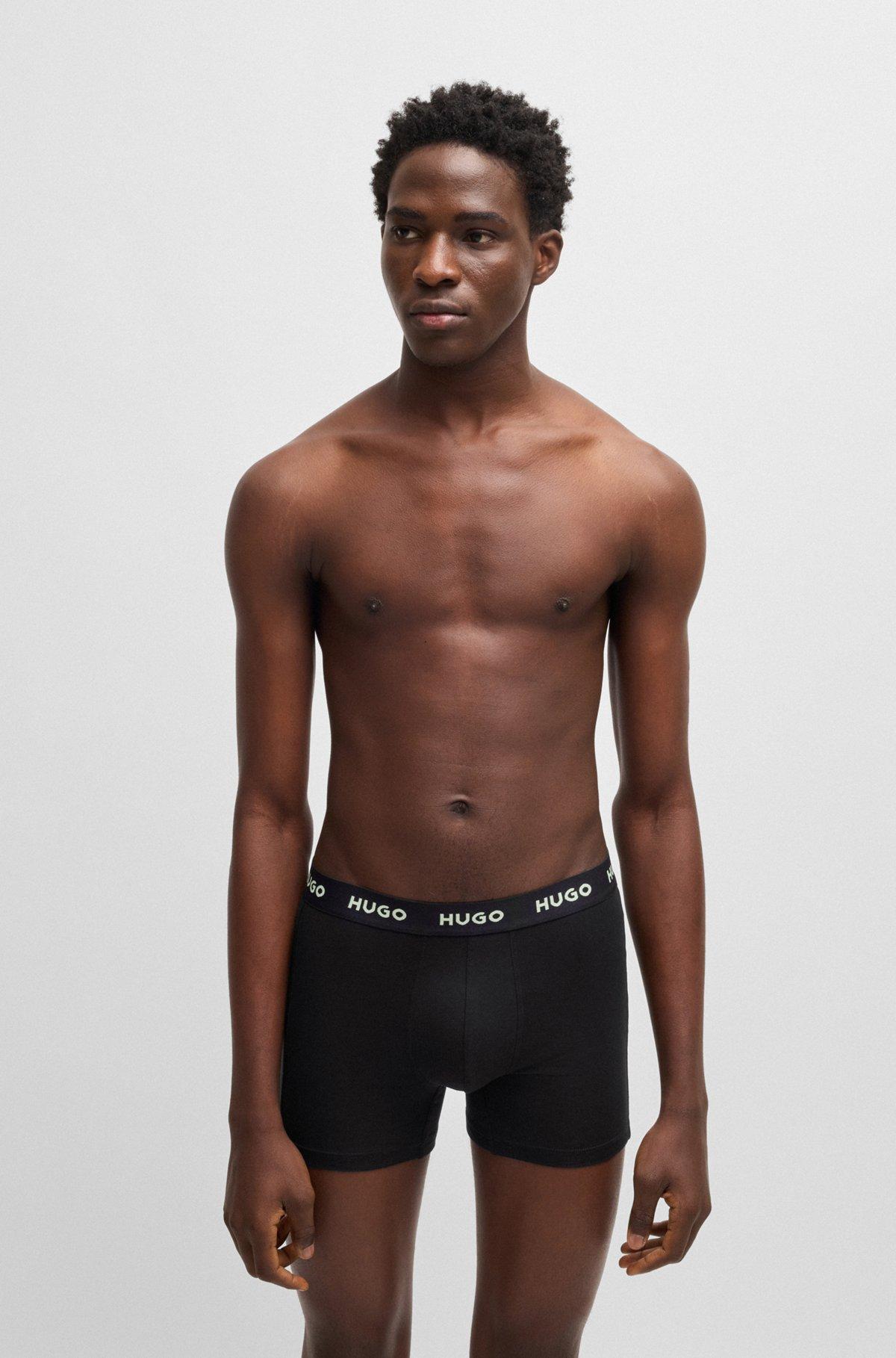 Three-pack of stretch-cotton boxer briefs Product Image