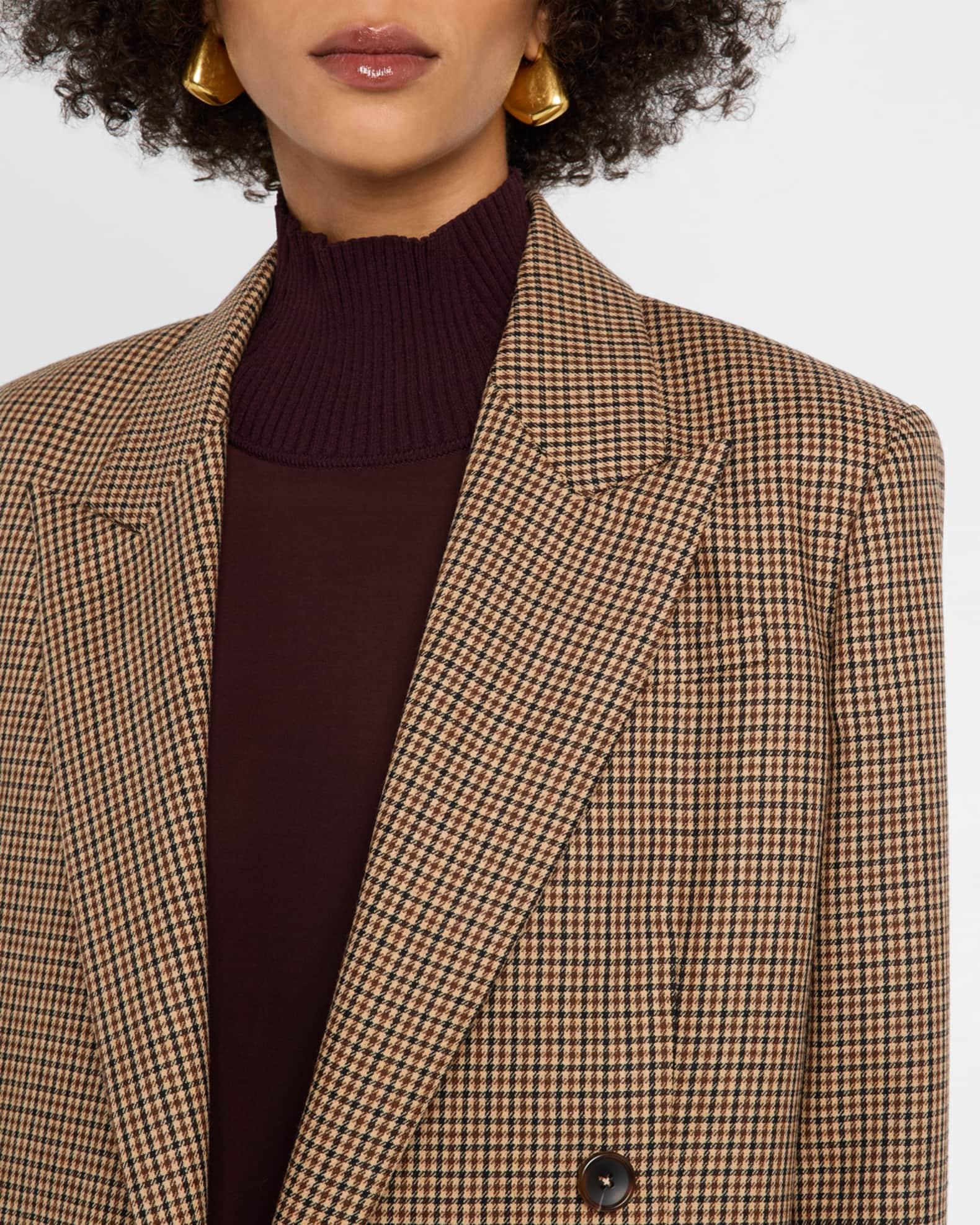 Calla Check Double-Breasted Jacket Product Image