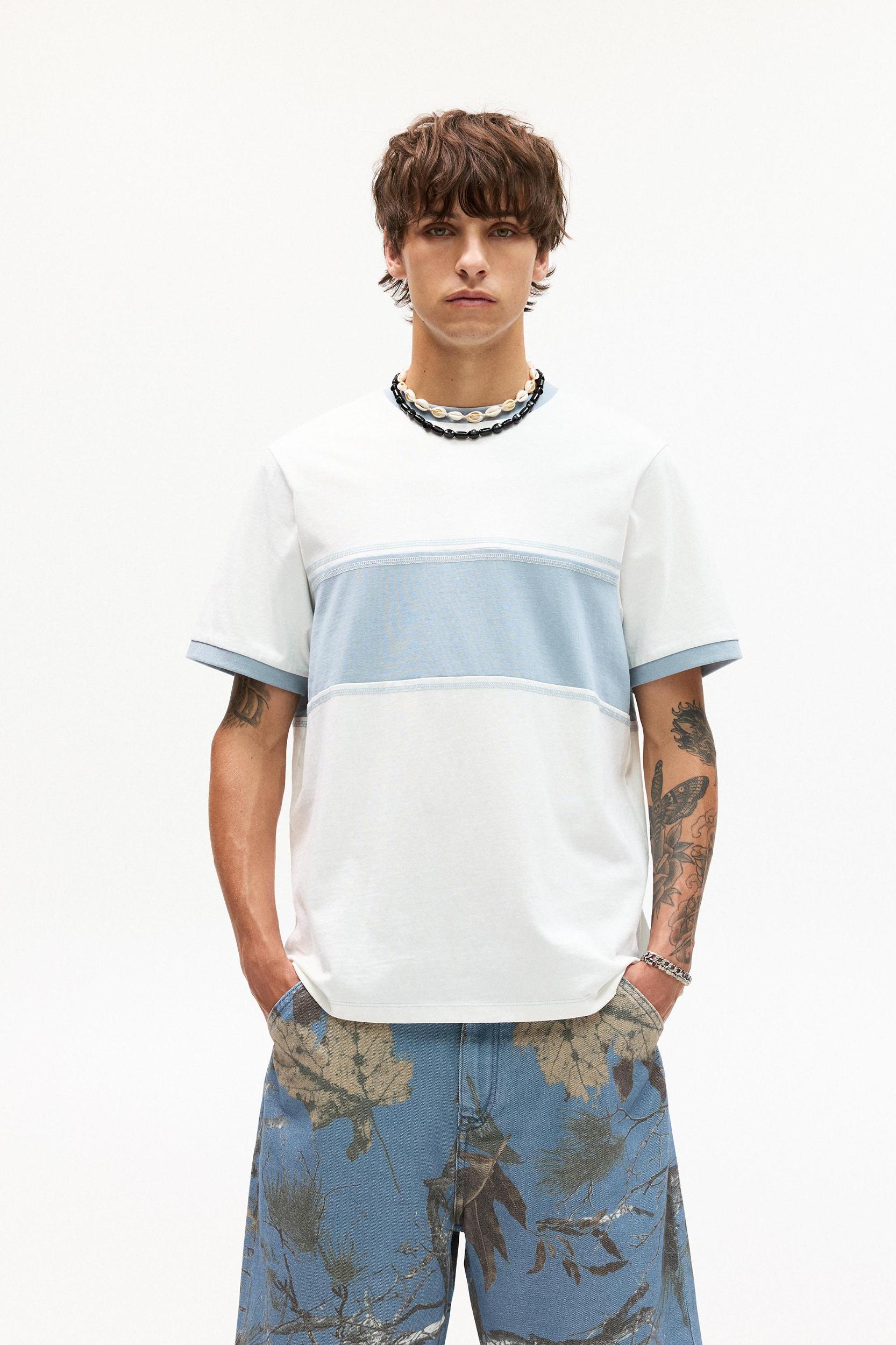 STWD color block T-shirt Product Image