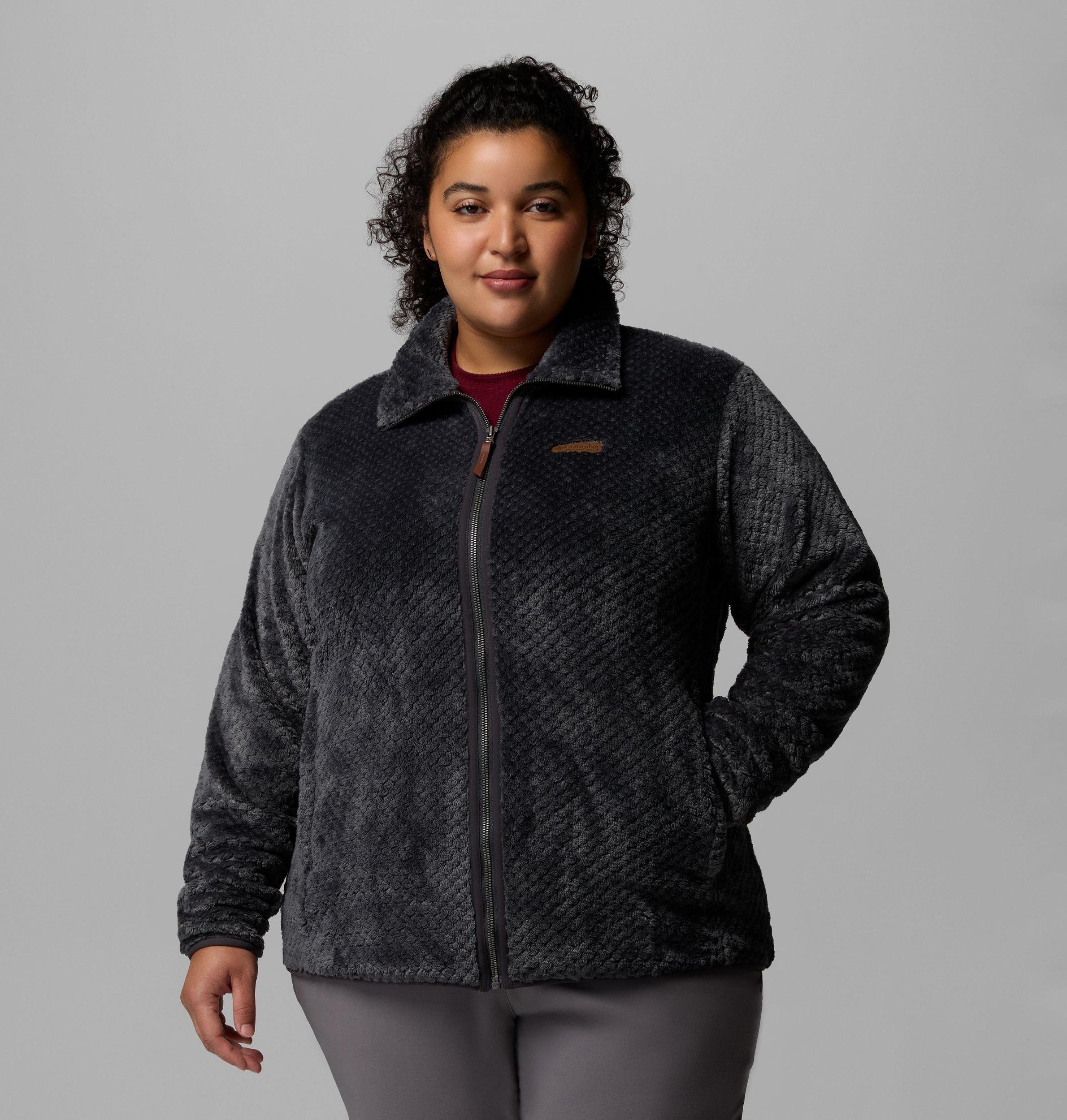 Columbia Womens Fire Side II Sherpa Full Zip Fleece - Plus Size- Product Image