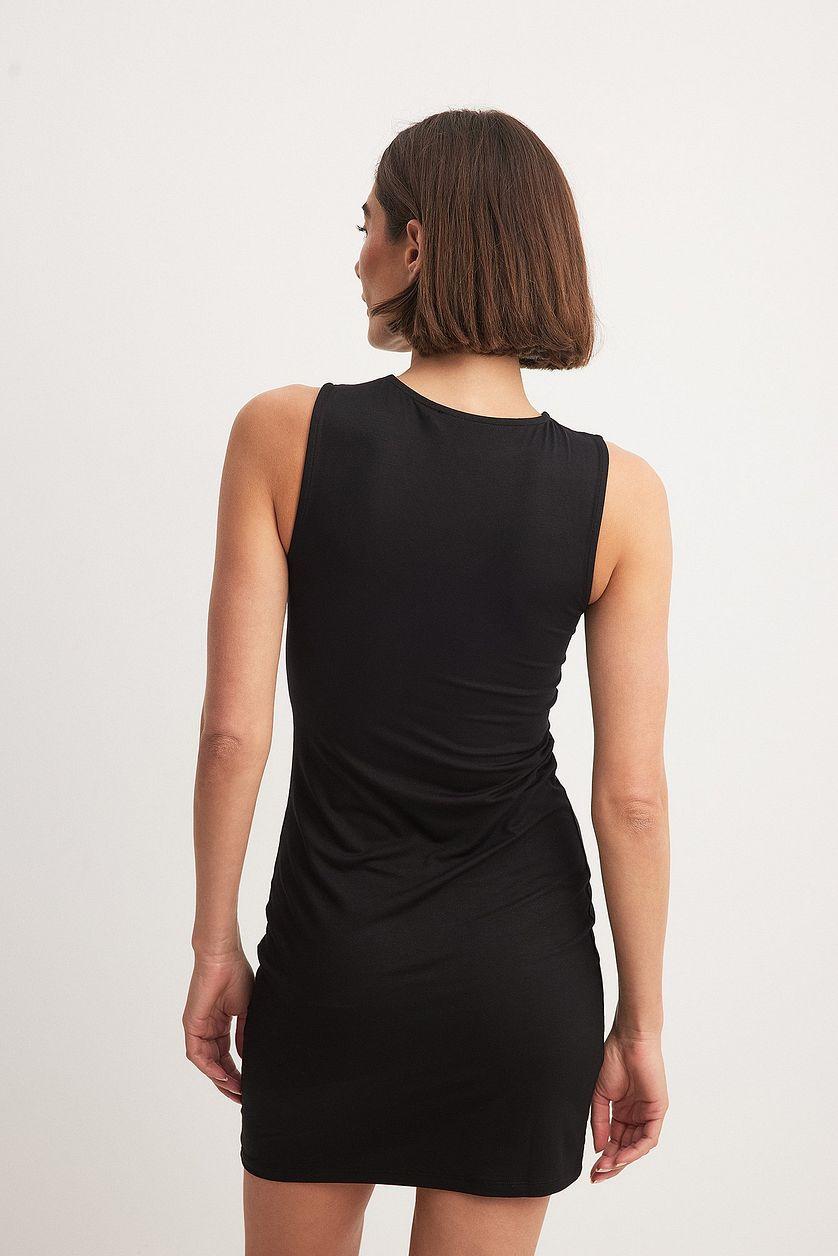 Soft Line Mini Dress Green Product Image