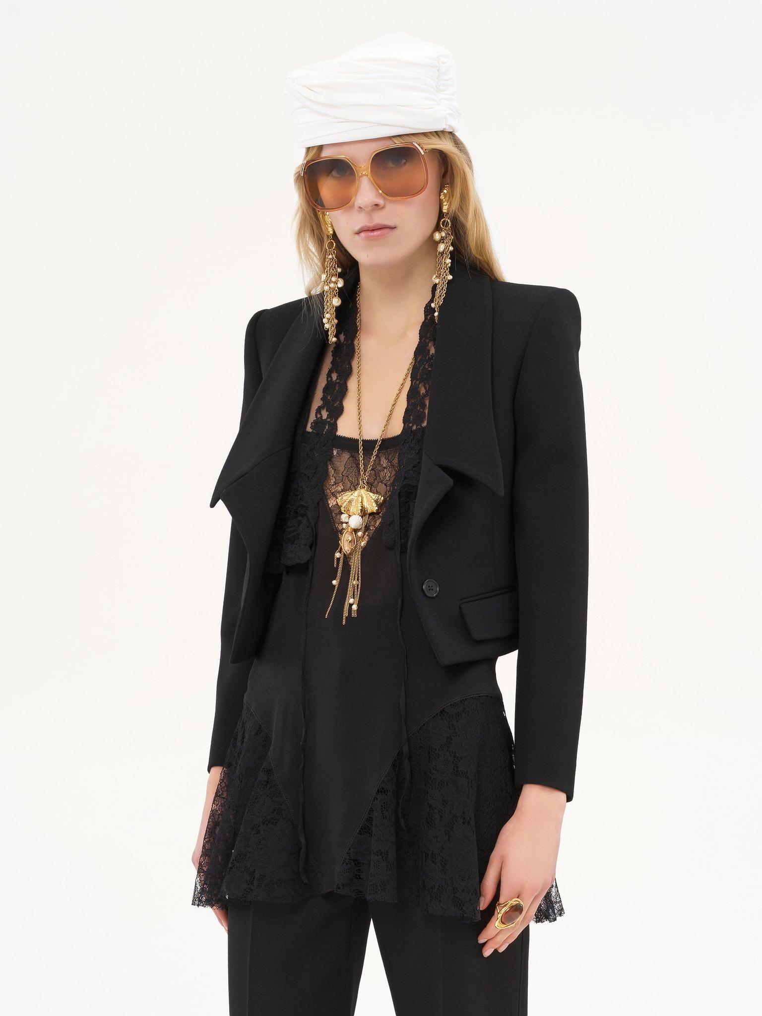 Heritage tailored jacket in wool gabardine Product Image