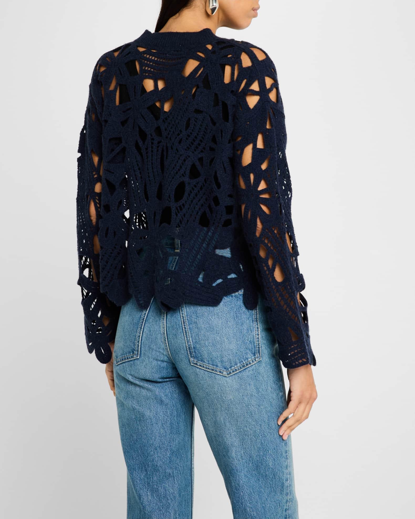 The Crochet Wool-Cashmere Pullover Product Image