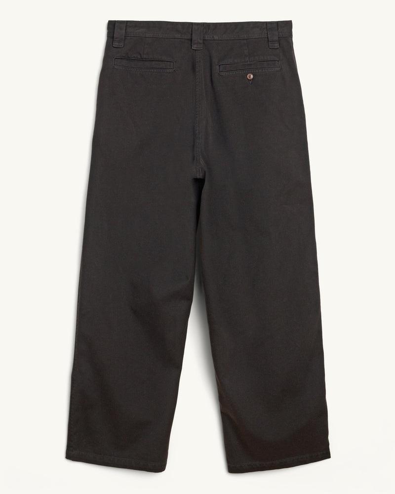 Wide Twill Pant - Navy Product Image