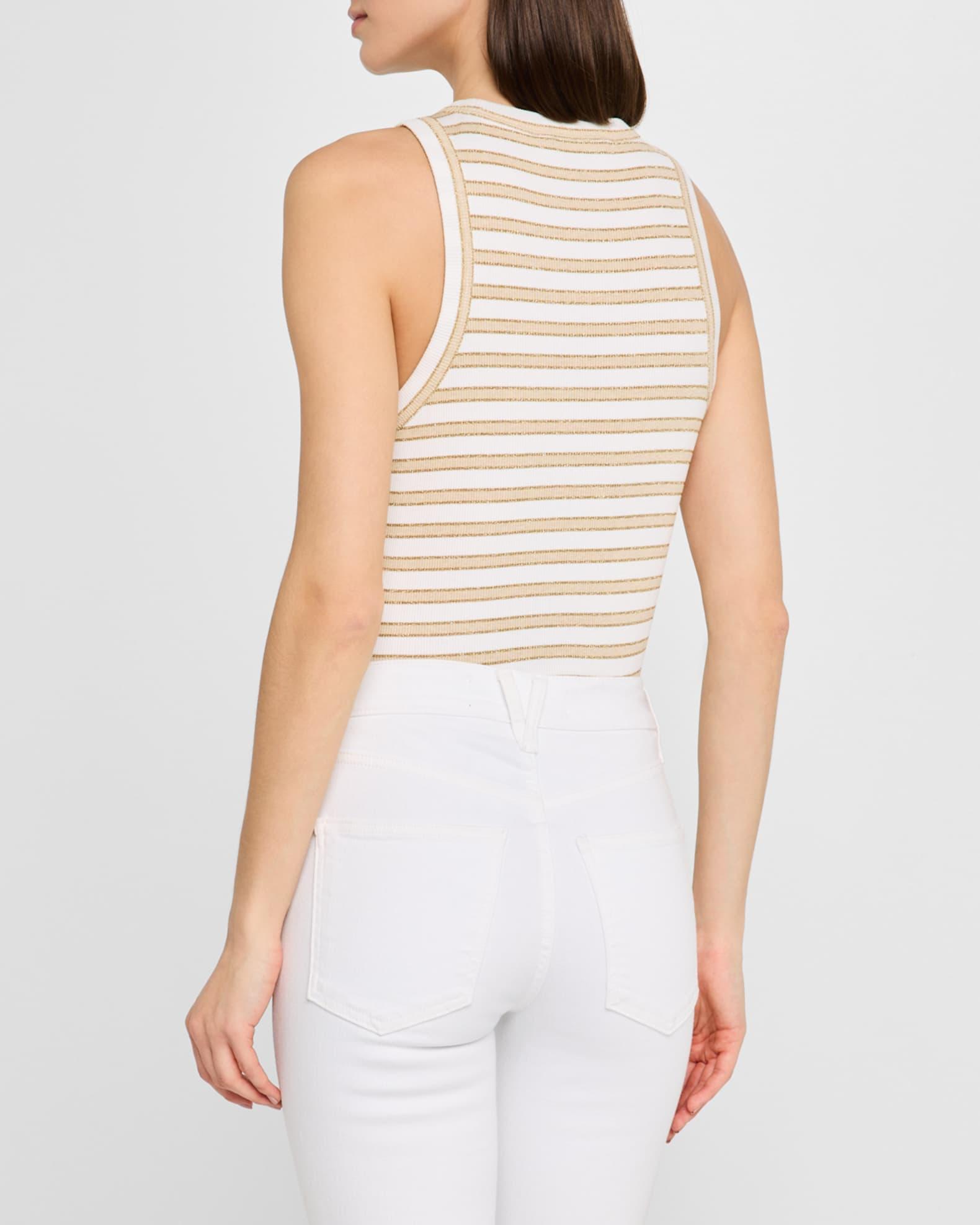 Jordyn Stripe Cropped Tank Top  Product Image