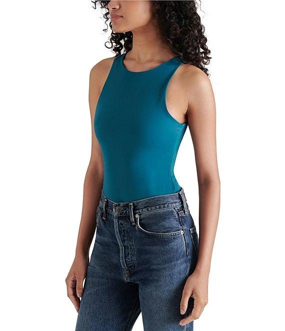 Steve Madden Nico Knit Crew Neck Sleeveless Bodysuit Product Image