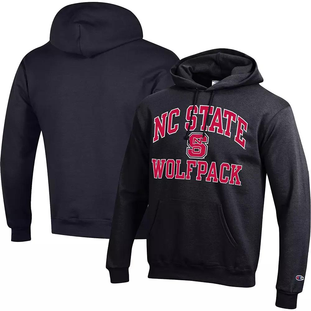 Men's Champion Black NC State Wolfpack High Motor Pullover Hoodie,  Product Image