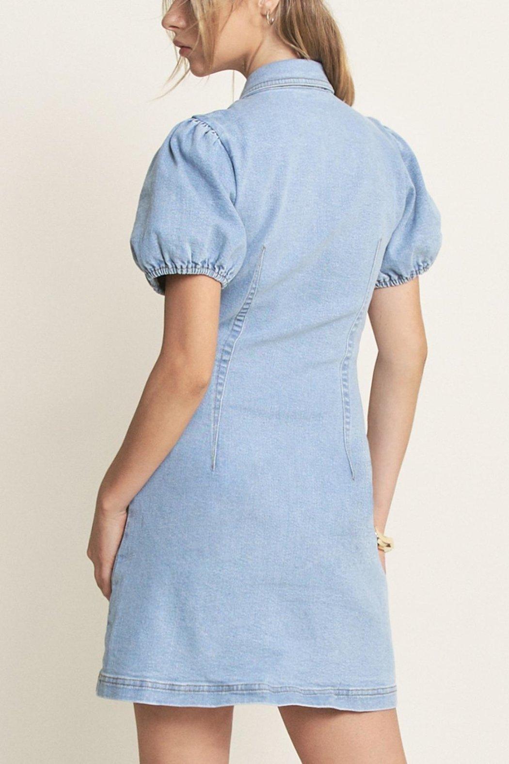 Denim Mini Dress Product Image