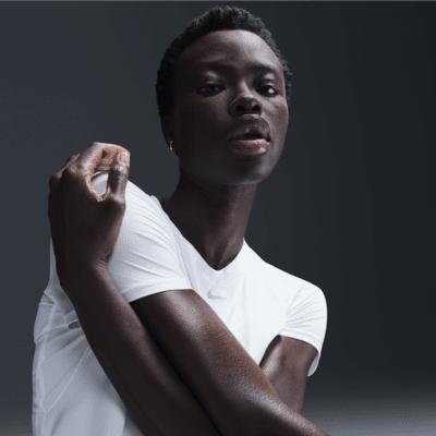 Women's Nike One Dri-FIT Crop Short Sleeve Top,  Product Image