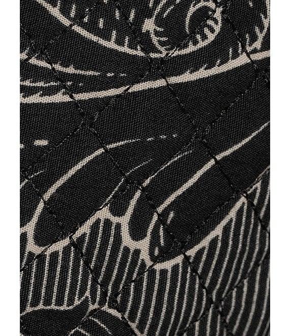 Antonio Melani x Jennifer Sumko Schwan Scroll Print Quilting Sqaure Neck Bow Tie Tank Straps A-Line Midi Dress Product Image