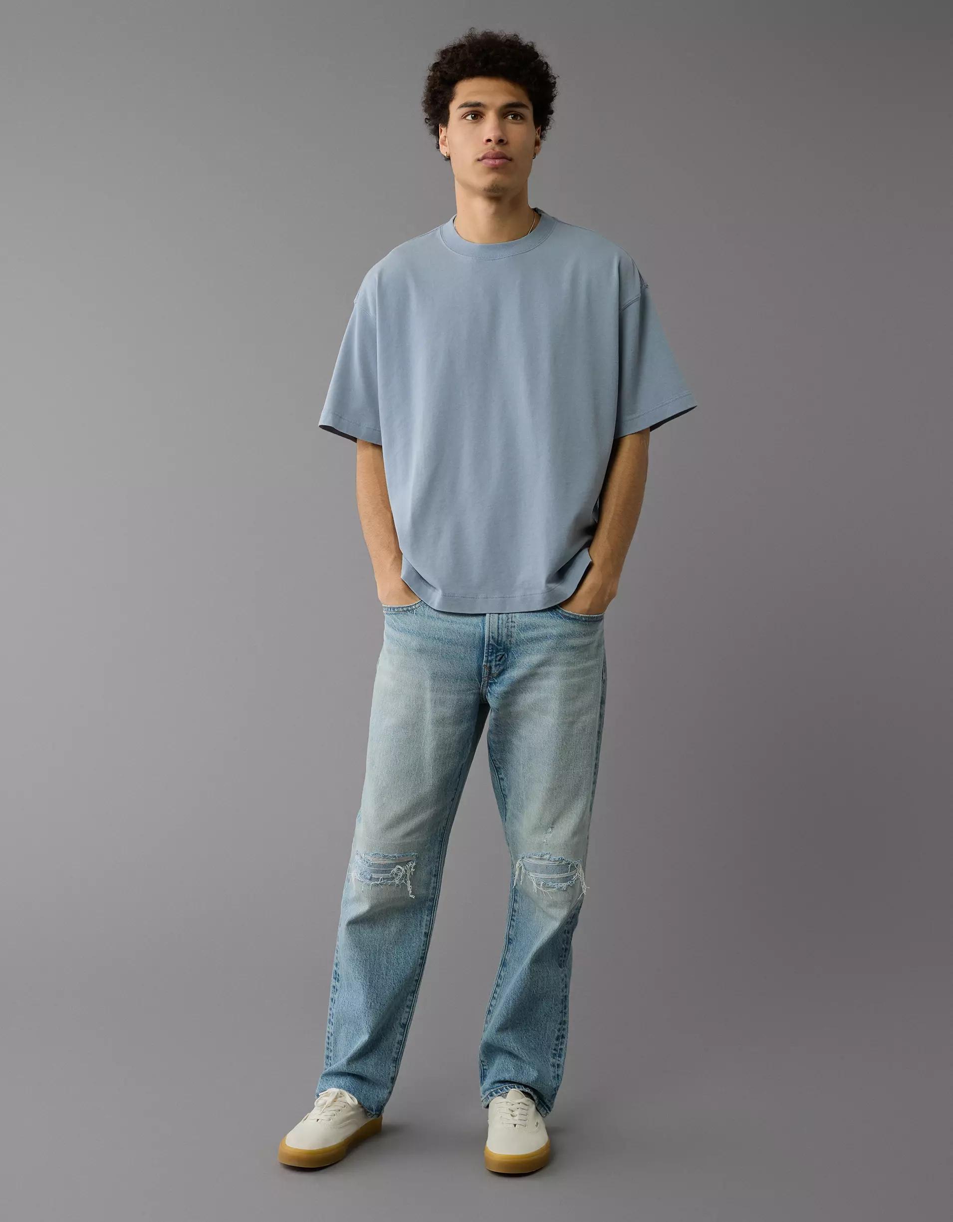 AE Boxy Sueded Jersey T-Shirt Product Image