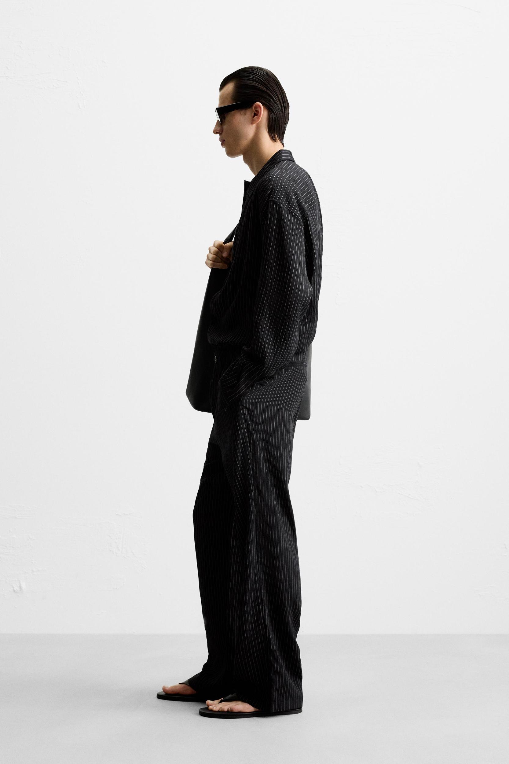 FLOWY STRIPED PANTS Product Image