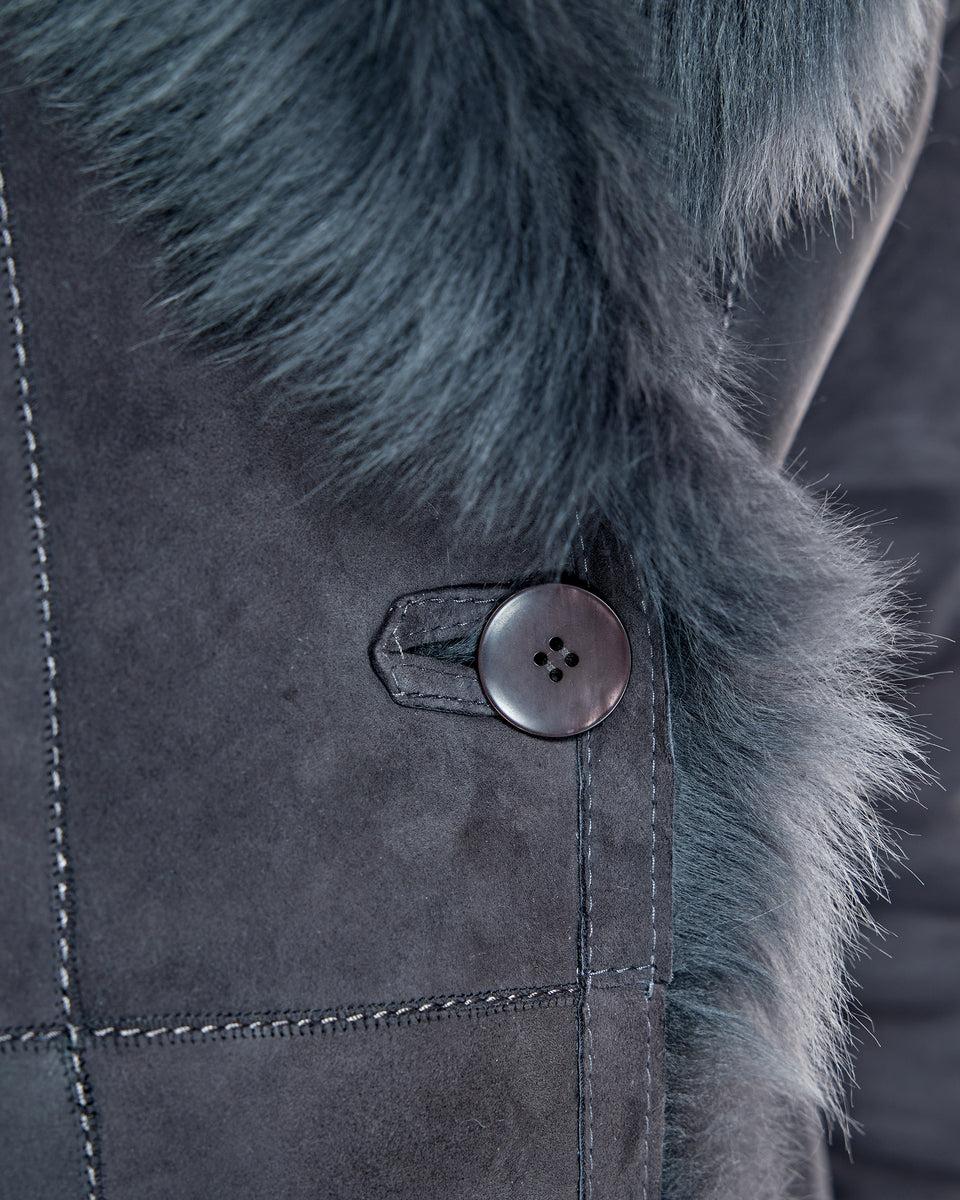 Julia & Stella by Maximilian Reversible Shearling Jacket-Maximilian Product Image