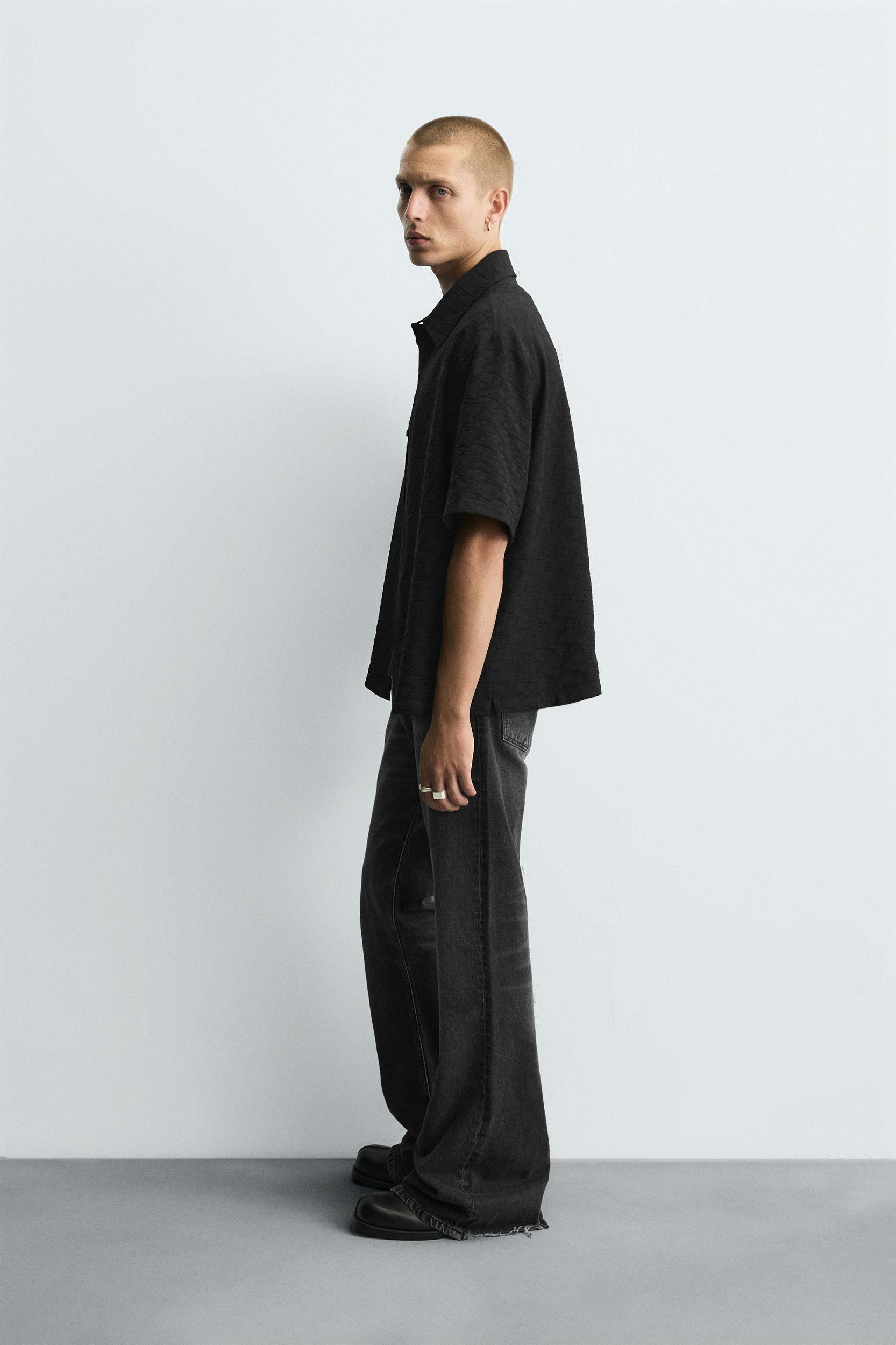 GEOMETRIC JACQUARD SHIRT Product Image