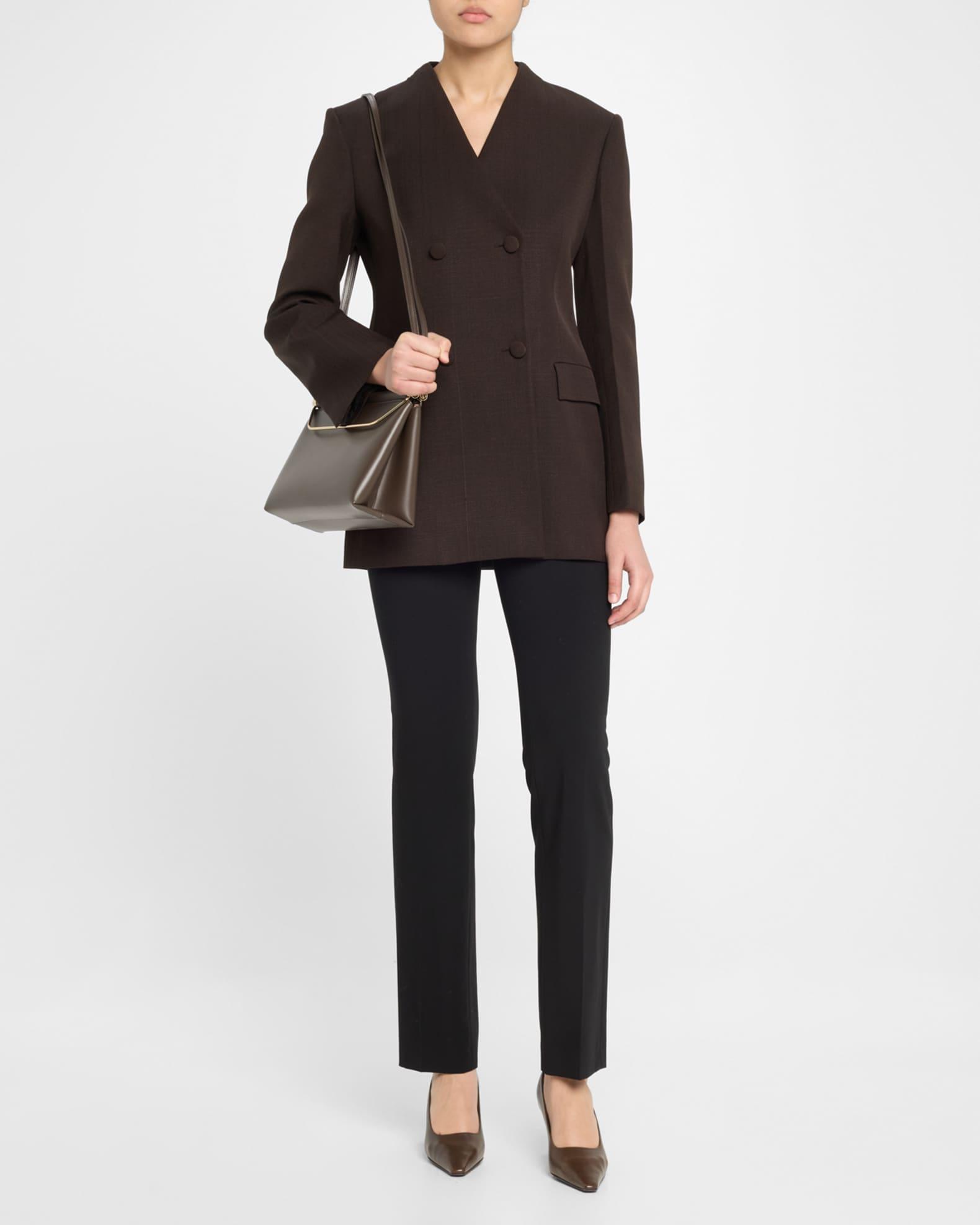 Avenue Large Polished Leather Clutch Bag Product Image