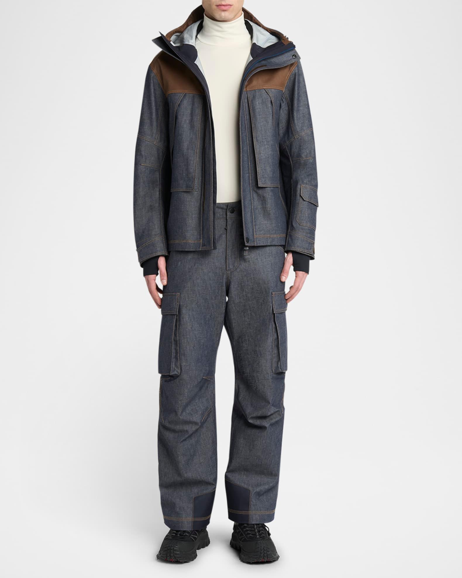 Men's Contrast Yoke Langtang Jacket Product Image