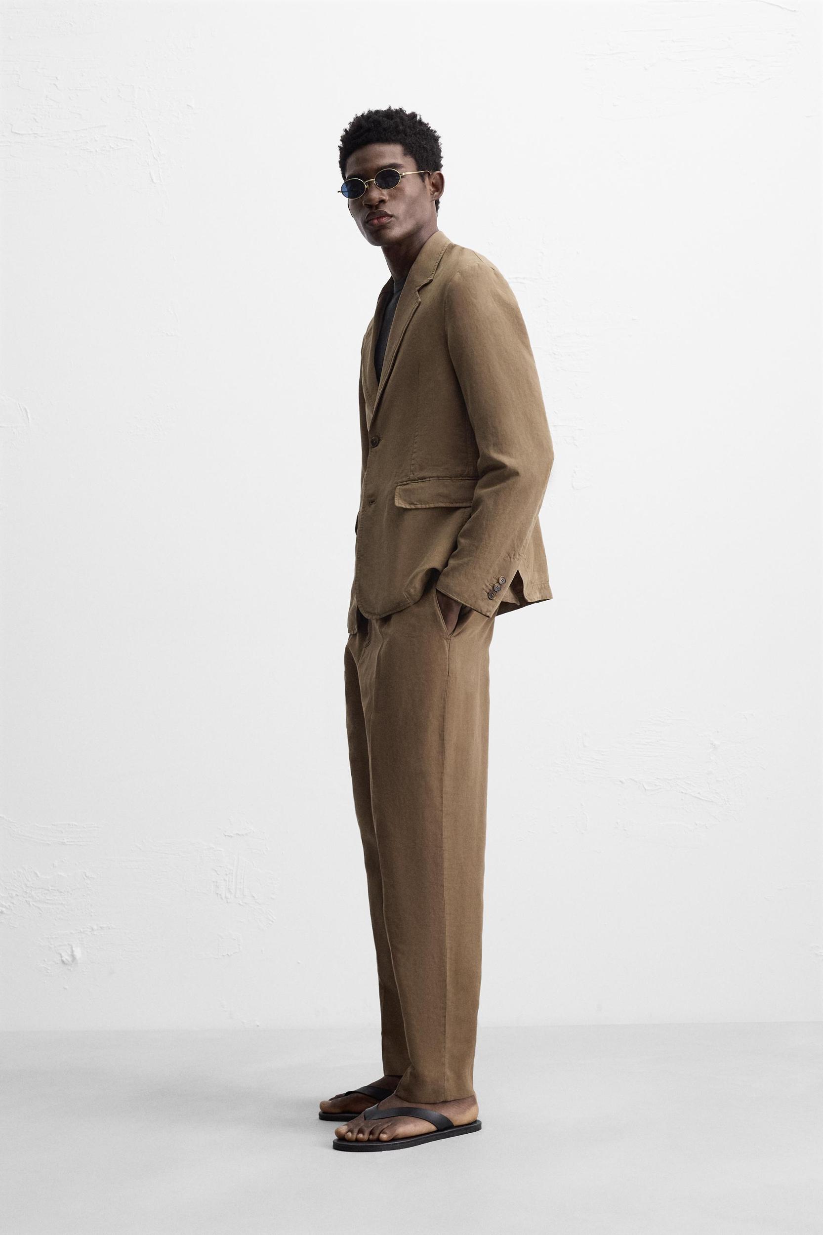 WASHED SUIT BLAZER Product Image