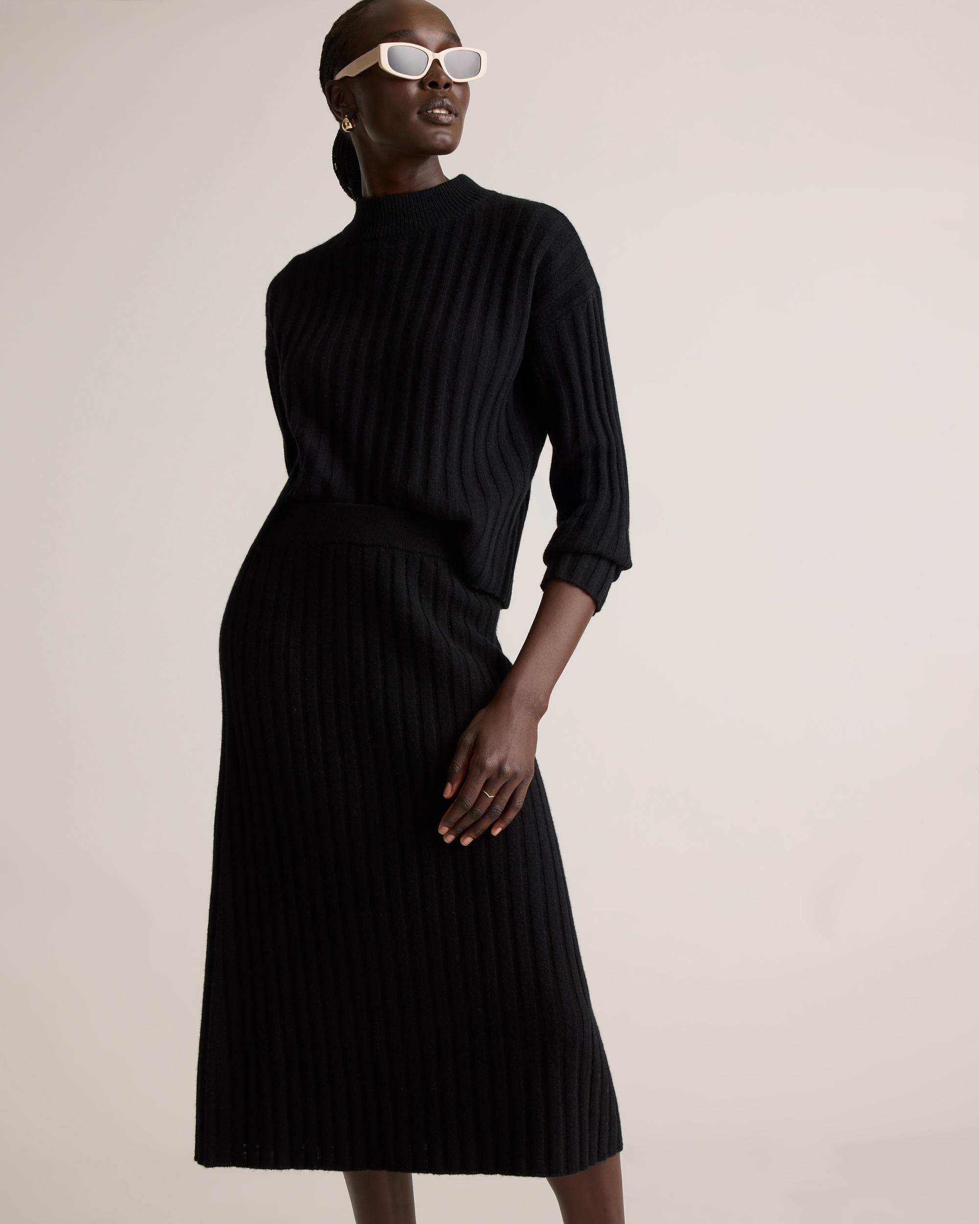 Quince | Women's Mongolian Cashmere Midi Skirt Product Image