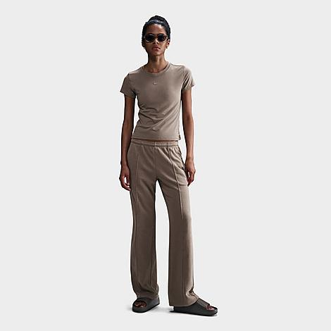 Nike Sportswear Chill Terry Women's Mid-Rise French Terry Open-Hem Sweatpants Product Image