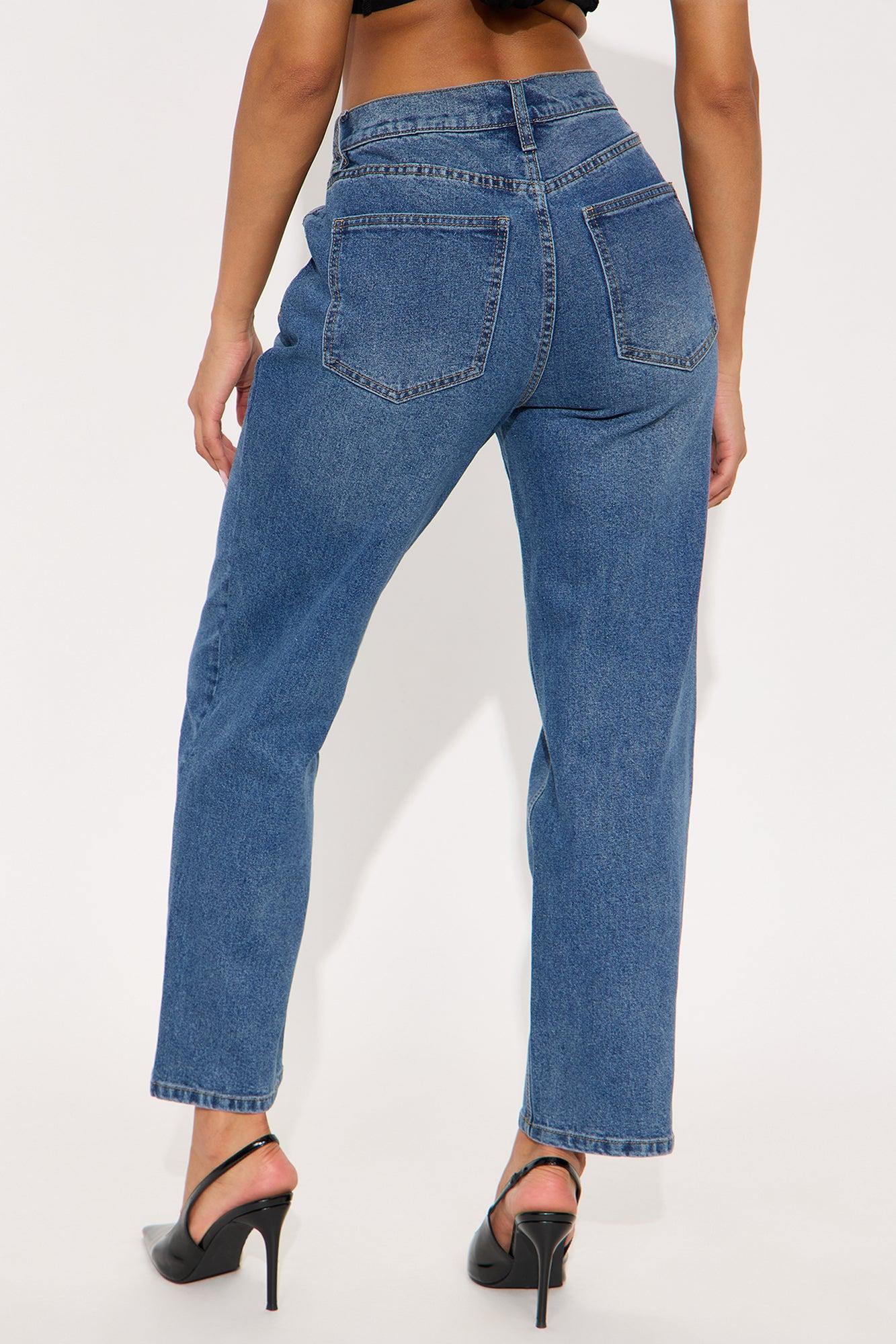 Jennifer 90's  Ankle Straight Leg Jeans - Medium Wash Female Product Image
