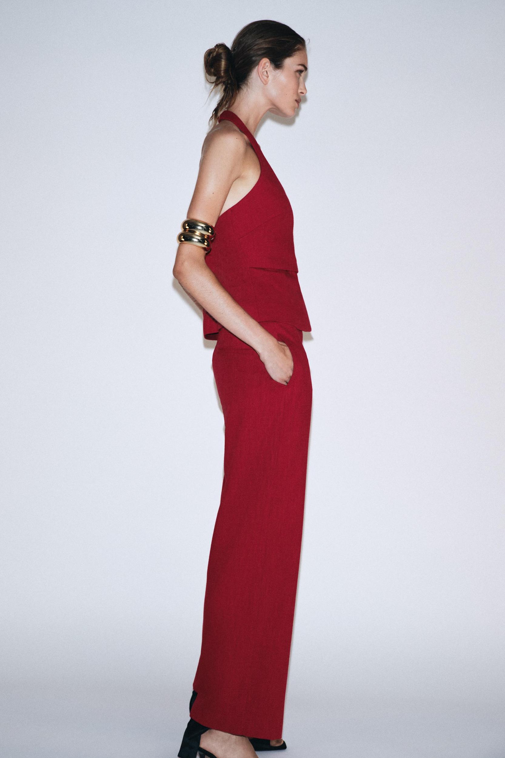 KNOTTED HALTER VEST Product Image