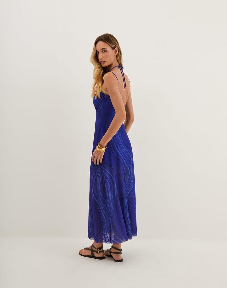 Mina Midi Dress - Gemstone Product Image