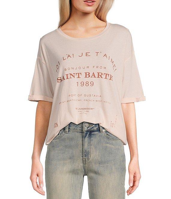 The Laundry Room Short Sleeve Saint Barth 89 Oversized T-Shirt Product Image