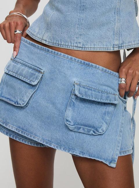 Countryside Skort Classic Denim Product Image