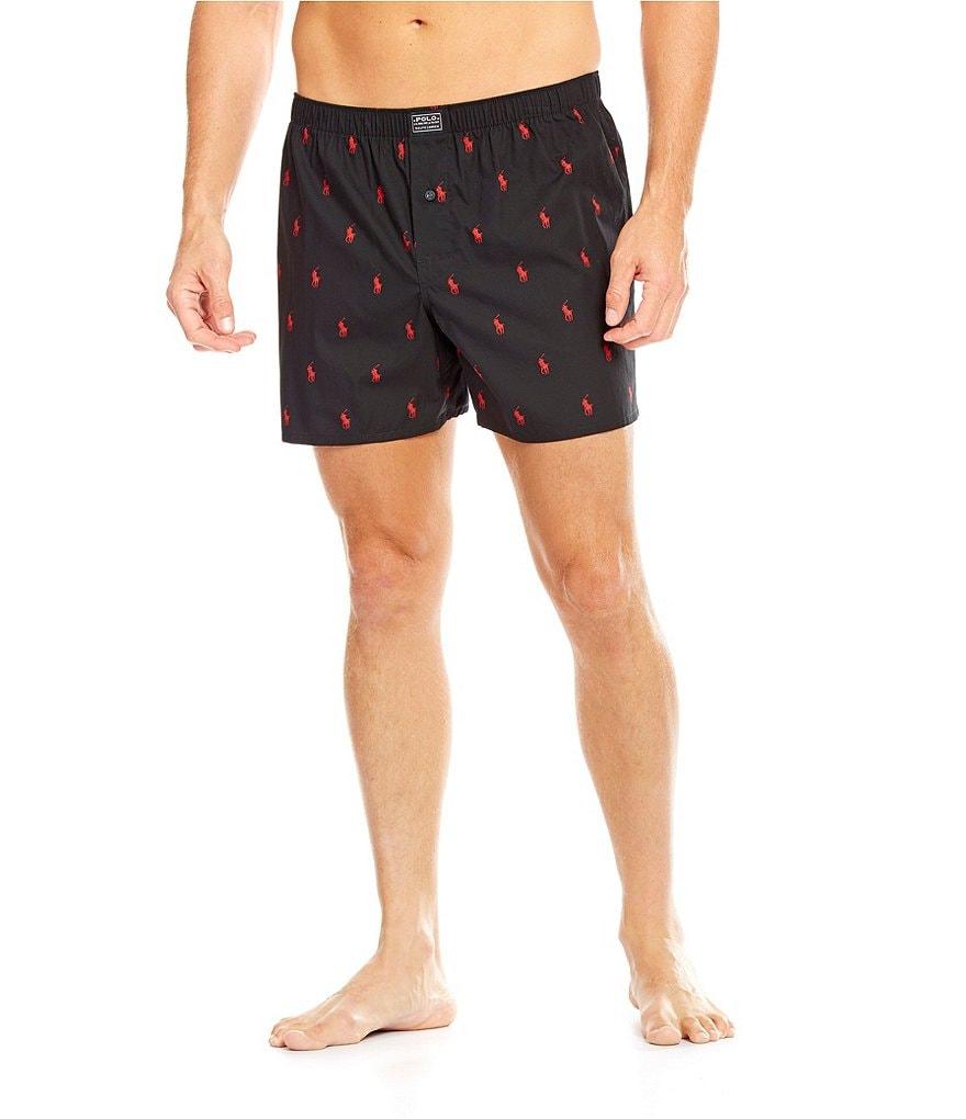Polo Ralph Lauren Polo Player Woven Boxers Product Image